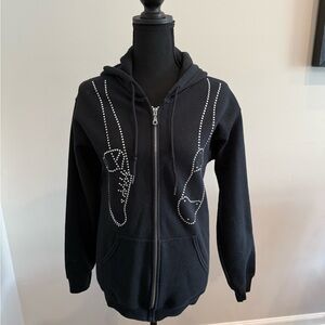 Gildan Heavy Blend Black Hoodie